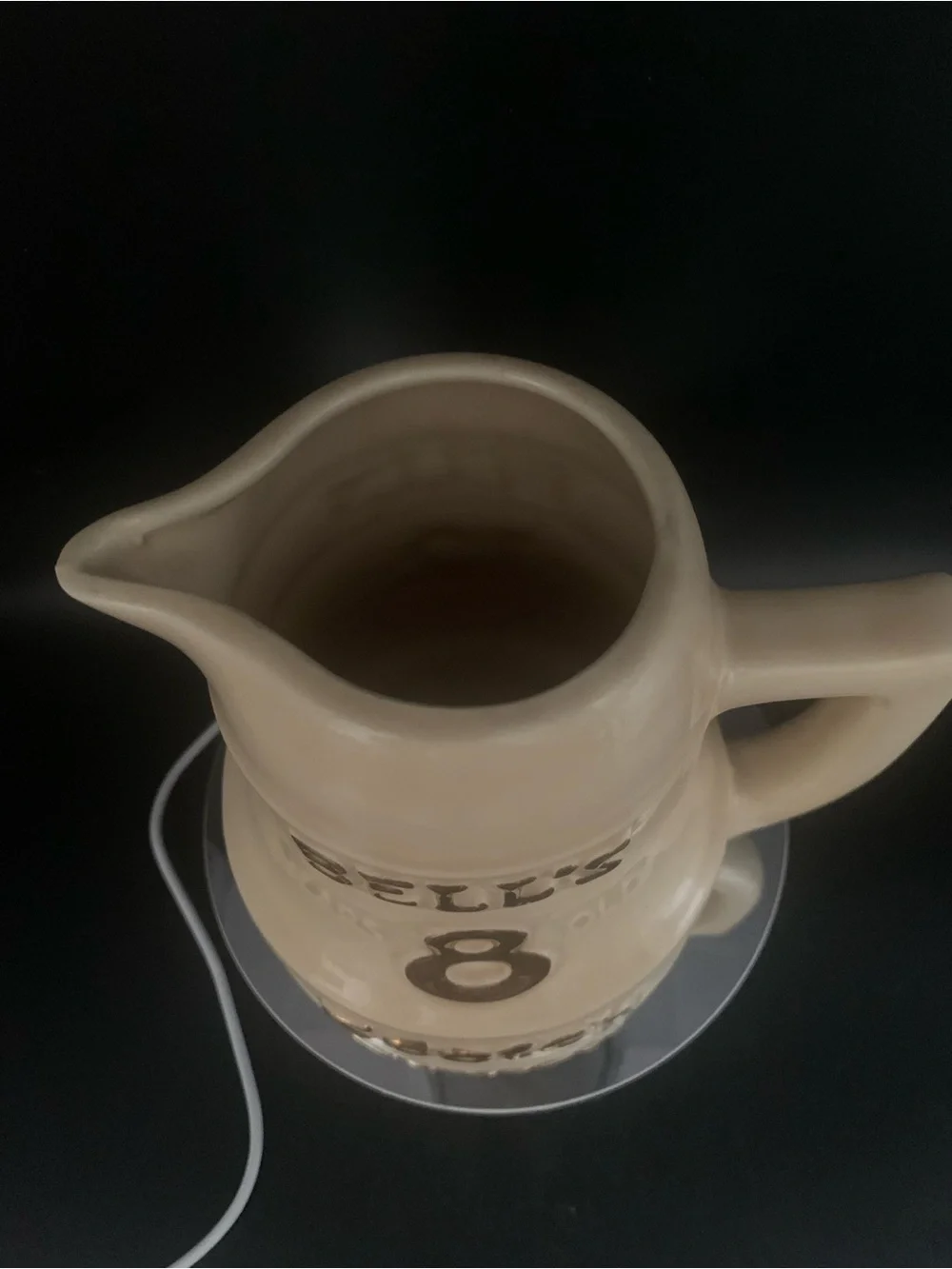 Vintage Bell's Blended Scotch Whiskey 8 12 Yr Old Whiskey Pitcher Jug Made in US